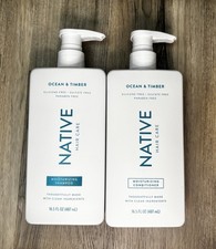 Native Moisturizing Shampoo  Conditioner Set Ocean  Timber 16.5oz