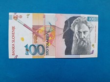 1 x 100 Tolarjev Slowenien / Banknote Geldschein von 1992 `