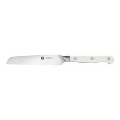 ZWILLING Pro le blanc 5-inch Utility Knife, Serrated Edge