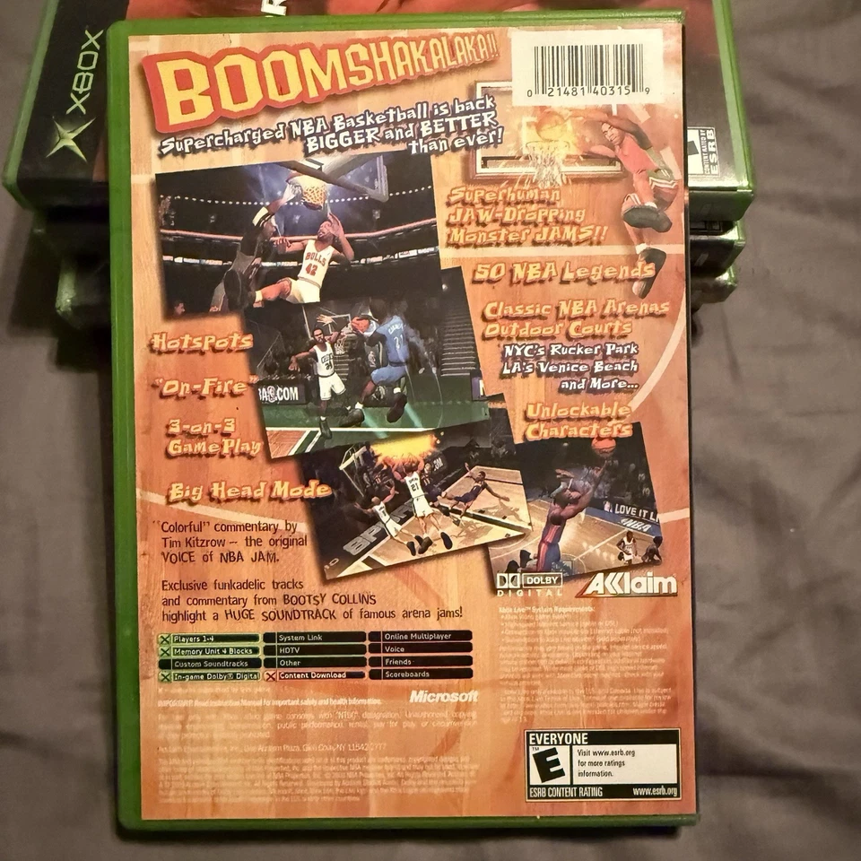 NBA JAM (Microsoft Xbox, 2003) No Manual - Image 2 of 4