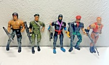 1985 Rambo Action Figure 7” Coleco Force of Freedom w/ Accessories Bundle (5)