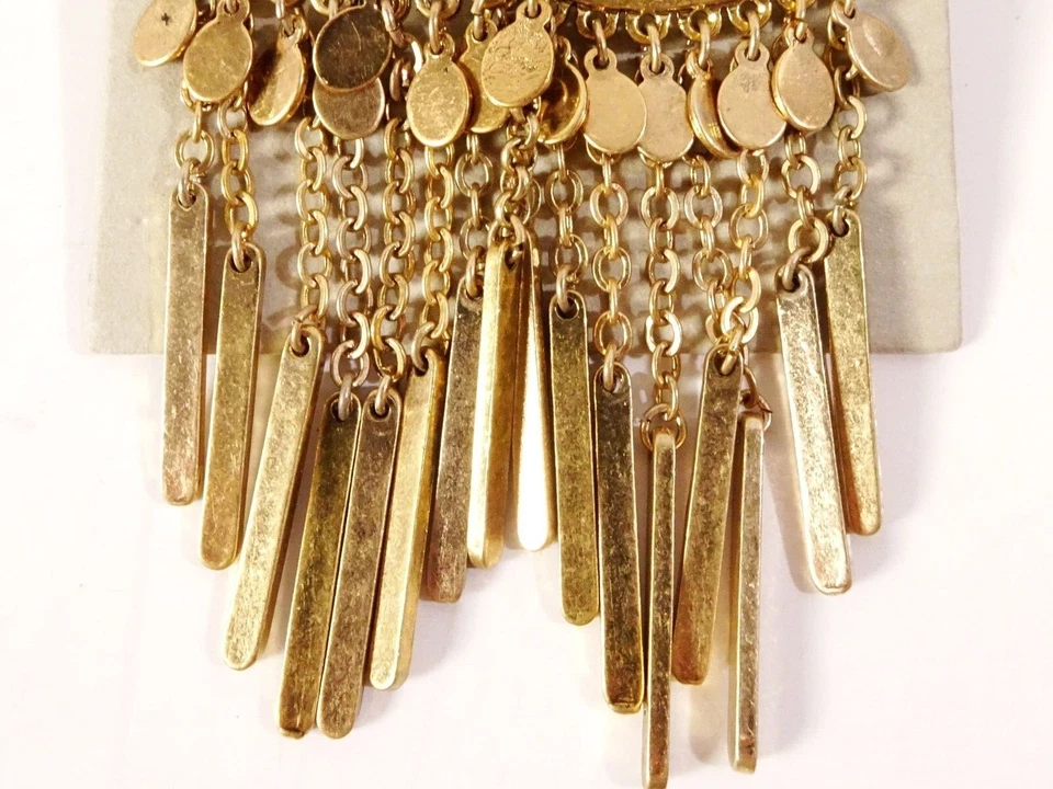 Pendientes trapecio araña punto oro Nordstrom Treasure and Bond nuevos con etiquetas 39 Foto 3 de 4