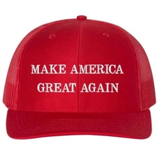 Make America Great Again Trucker Hat Donald Trump Adjustable Mesh Snapback Cap