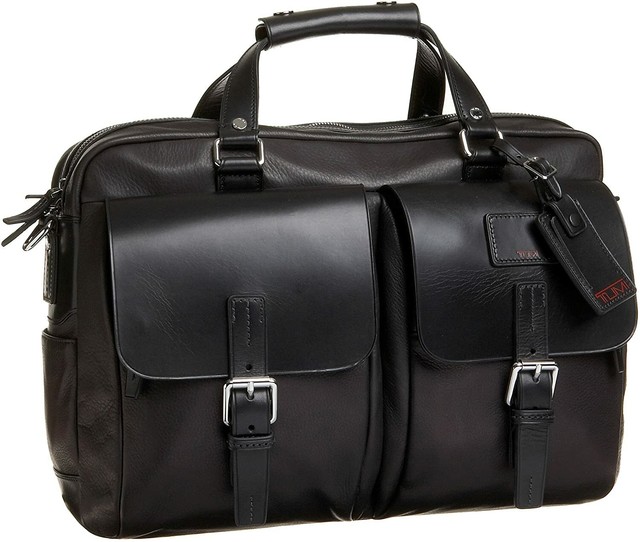 Tumi Townhouse York Leather Briefcase eBay