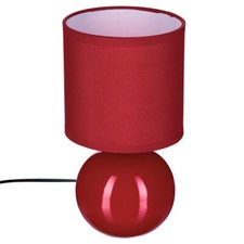 Nachttischlampe Lampe Keramik Nachttischleuchte Tischlampe Tischleuchte ✅H:25cm