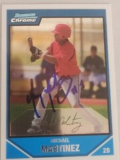 Michael Martinez Signed 2007 Bowman Chrome - Prospects  #BC203 (RC)