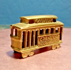 Souvenir San Francisco Brass Paperweight Trolley Powell St Cable Car 2 in Used — photo 1
