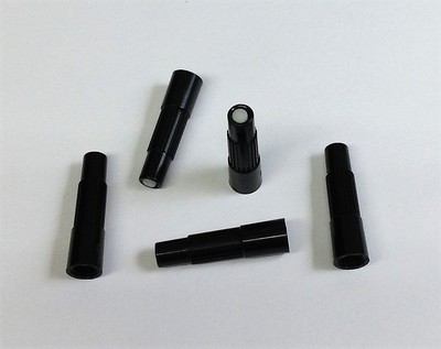 5 Pack Chieftain Automotive 1.25'' Durable Plastic Tire Valve Stem Extensions