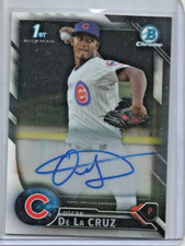 Oscar De La Cruz 2016 Bowman Chrome Autograph Rookie