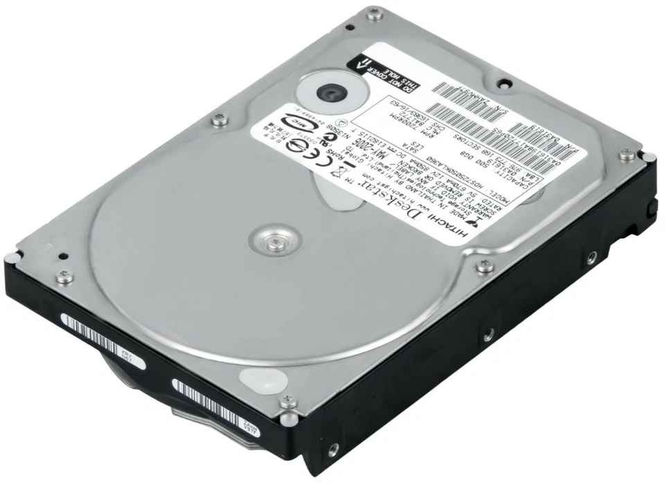 Disco Rigido Hitachi Deskstar E7K500 HDS725050KLA3 500GB 7.2K 16MB SATA II 3.5'' - Immagine 2 di 3