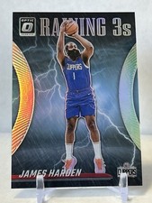James Harden #4 - 2023-24 Donruss Optic Basketball - Raining 3s LA Clippers