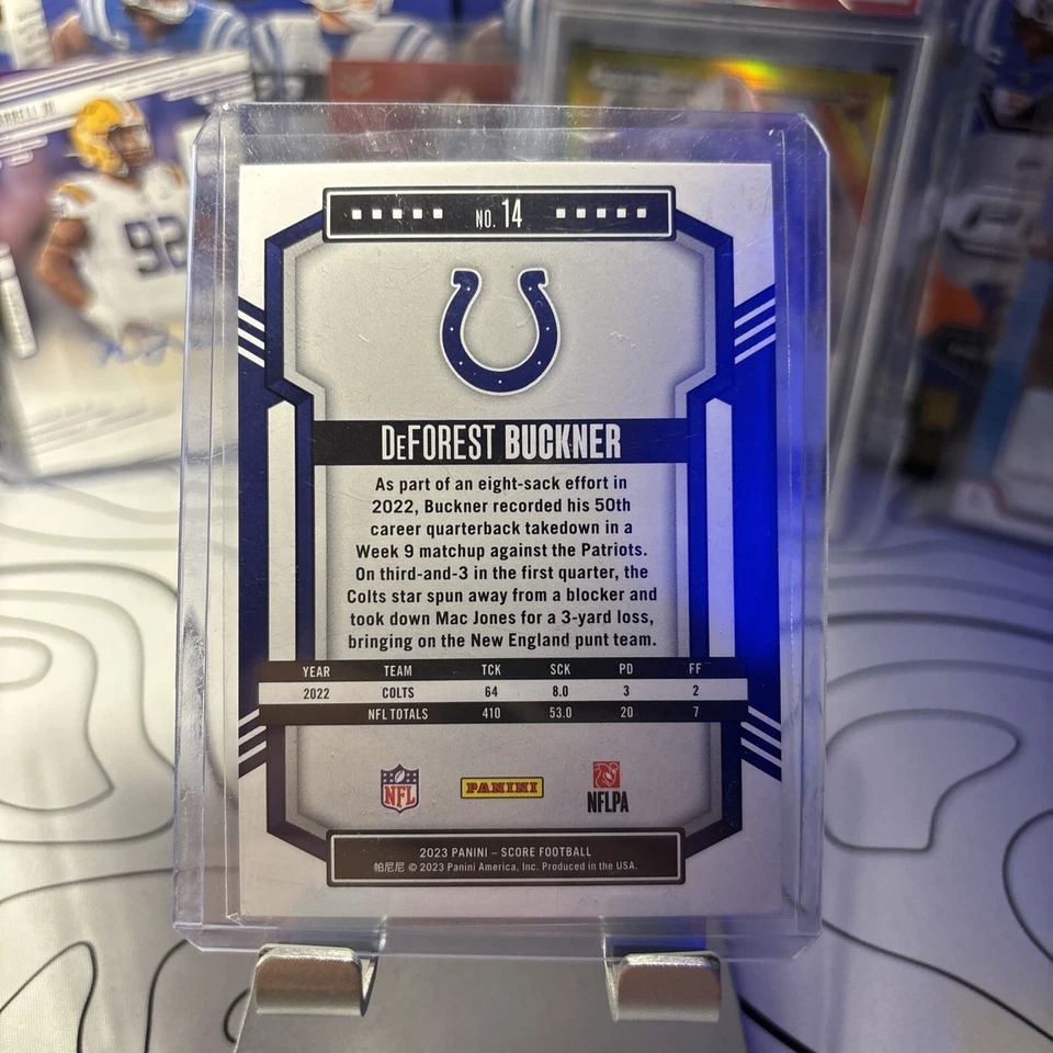 2023 Score - #14 DeForest Buckner #’/135 - Image 2 of 2