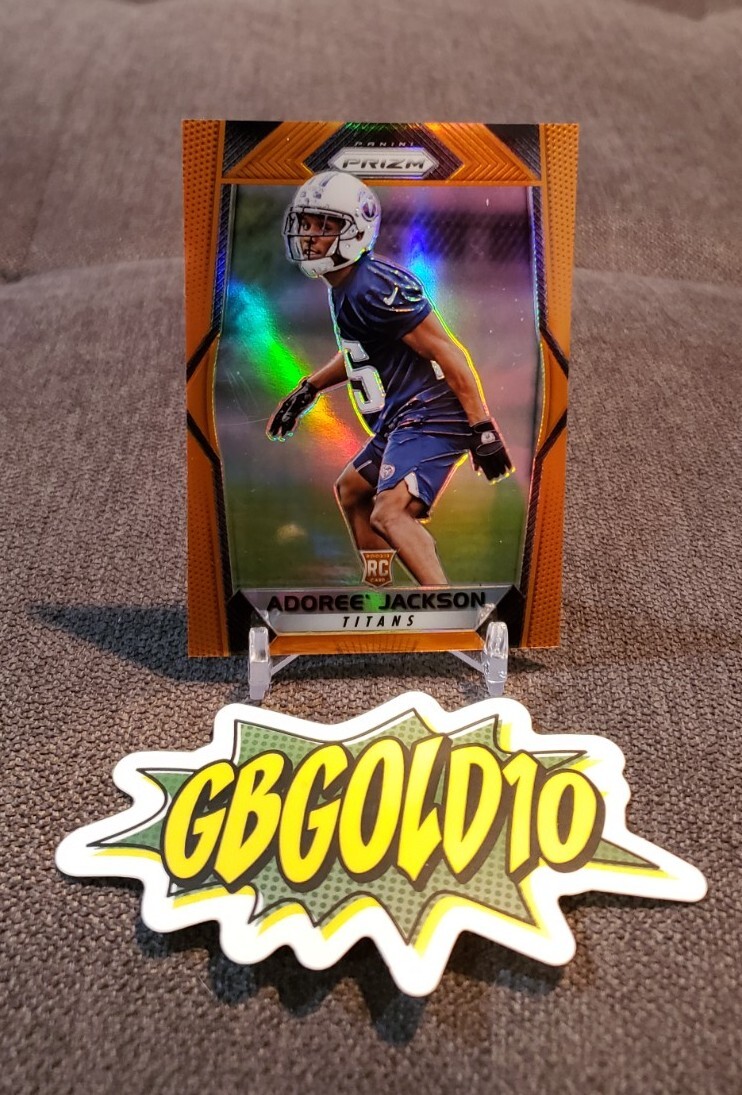 2017 PRIZM ORANGE ADOREE JACKSON TENNESSEE TITANS /275 ROOKIE RC