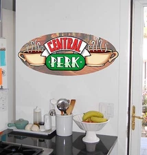 Central Perk Coffee House - Friends - Repositionable Wall Graphic Decal Sticker