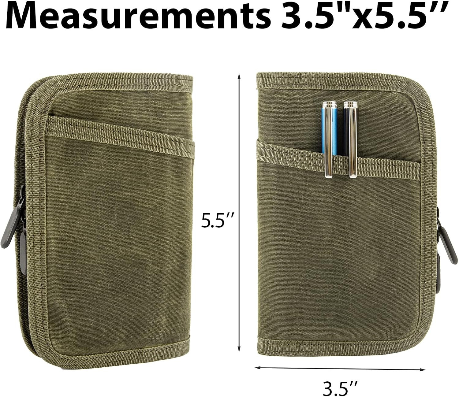 Journal Cover for Field Notes Notebooks, Pocket Notebook Cover for Moleskine