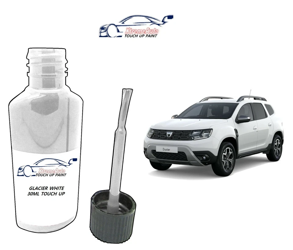 PER DACIA GLACIER WHITE 369 KIT RITOCCO VERNICE 30ML SANDERO DUSTER LOGAN STEPWAY