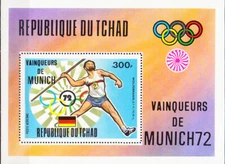 W CHAD C150 MUNICH OLYMPIC JAVELIN