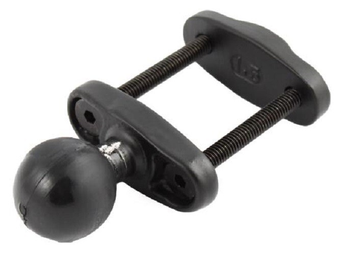 ATTACCO UNPK CLAMP BASE A MORSA RAM MOUNTS RAM-247U-15 su PILASTRINO e TUBOLARE