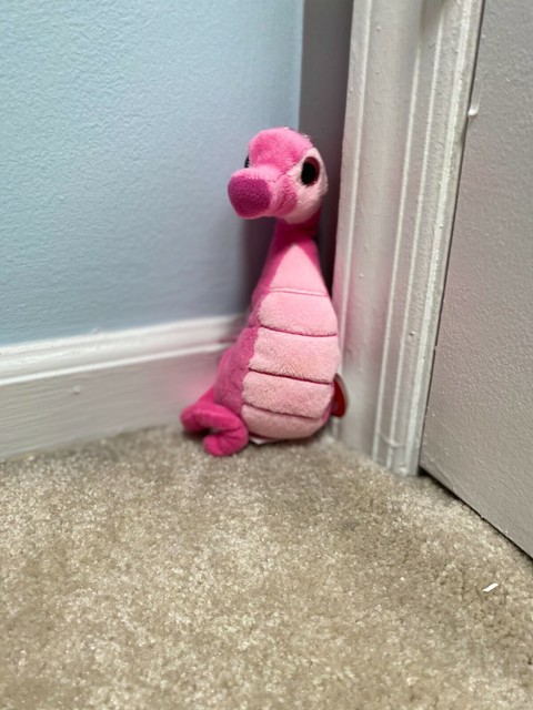 rainbow seahorse beanie baby