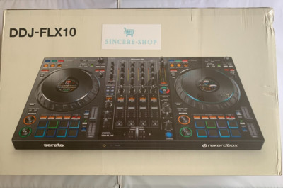 Pioneer DJ DDJ-FLX10 4 Kanal Performance DJ Controller DMX Terminal schwarz