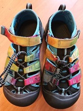 Keen Newport H2 Tie-Dye Sport Youth Multi-color Casual Sandals 1018441 Size 2/34