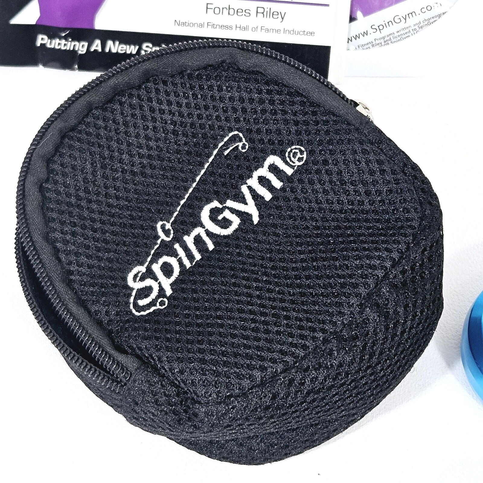 Forbes Riley SpinGym Upper Body Training Home Gym Workout Arm Bands DVD BLUE