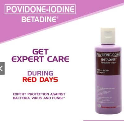 BETADINE  (Povidone-Iodine) Antiseptic Feminine Wash 100mL