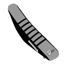 D'COR Factory Seat Cover Black/Grey Black Ribs Honda CRF450R 13-16/CRF250R 14-17