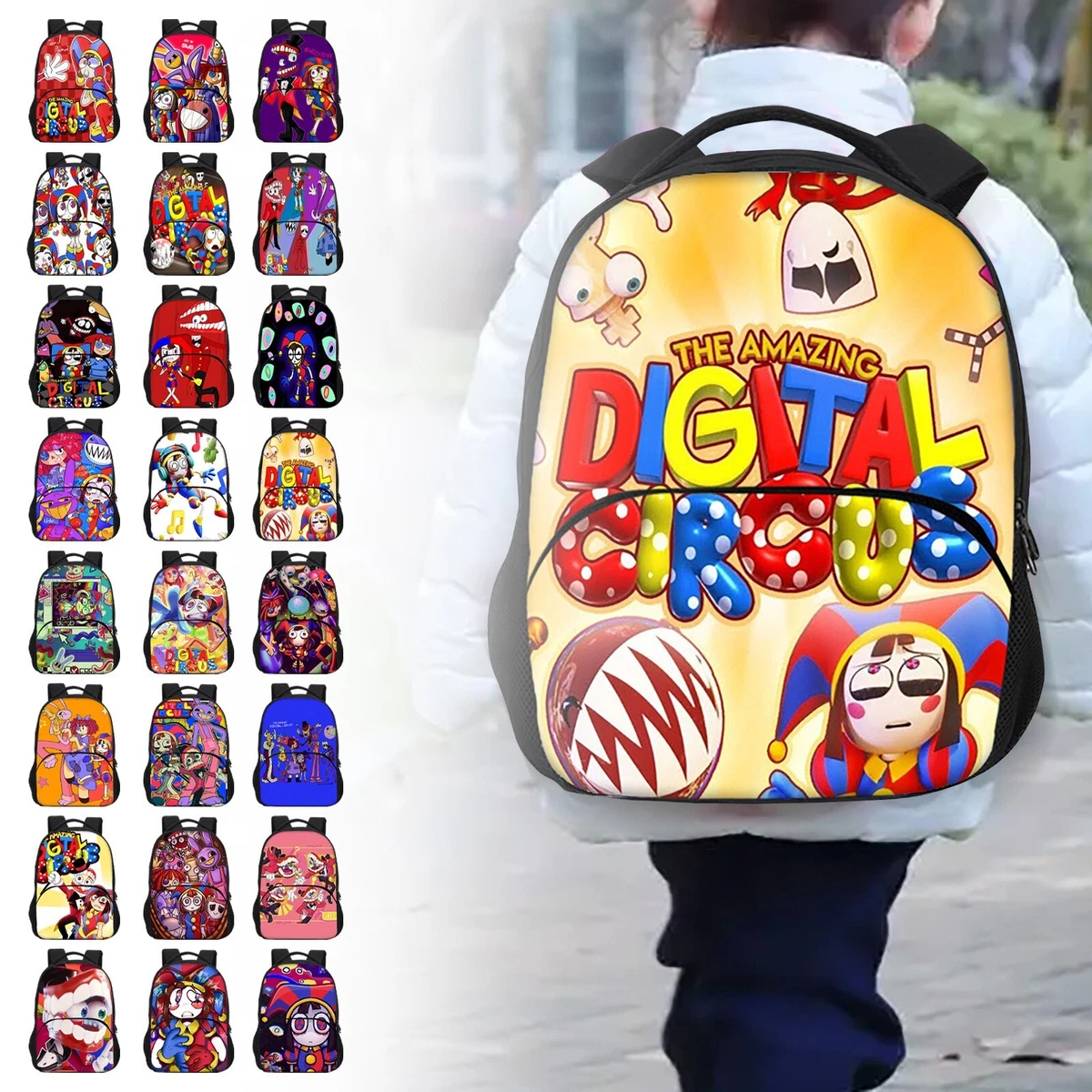 Printed backpack deals bags