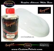 INSPIRE WHITE BASE AIRBRUSH 8oz SOLVENT , CUSTOM PAINT, HOK, ARTIST, MOTORCYCLE