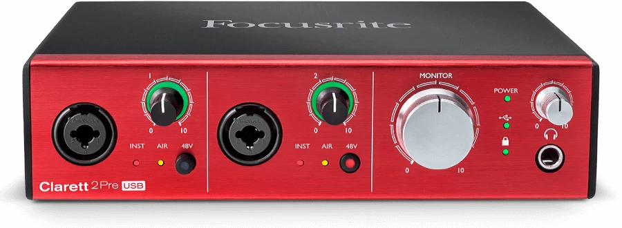 Focusrite Clarett 2Pre USB Audio Interface 815301008514 | eBay