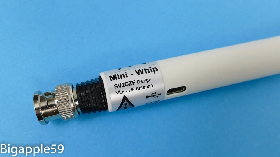 Antenna ricaricabile amplificata HF .01-30 MHz Icom IC-R20 AOR AR8200 Yaesu VR500  - Immagine 3 di 4