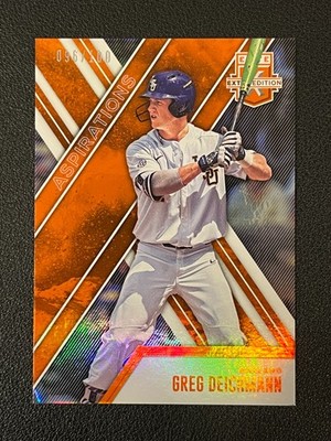 Greg Deichmann 2017 Panini Elite Extra Edition Orange Aspirations /100