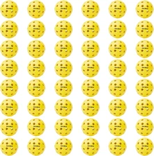 48 Pack Premium 40-Holes Outdoor Pickleball Balls, Meet USAPA Official Requirem