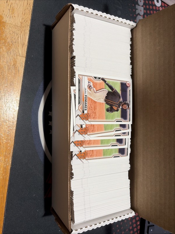  Lot of 550 Cards - 2021 Bowman Draft #BD45 Jairo Pomares -Lincoln Saltdogs