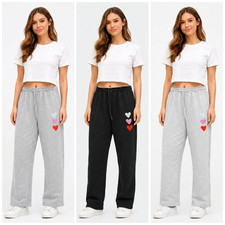 Womens Ladies Joggers Trousers Tracksuit Bottoms Casual Wear Jogging Gym Pants