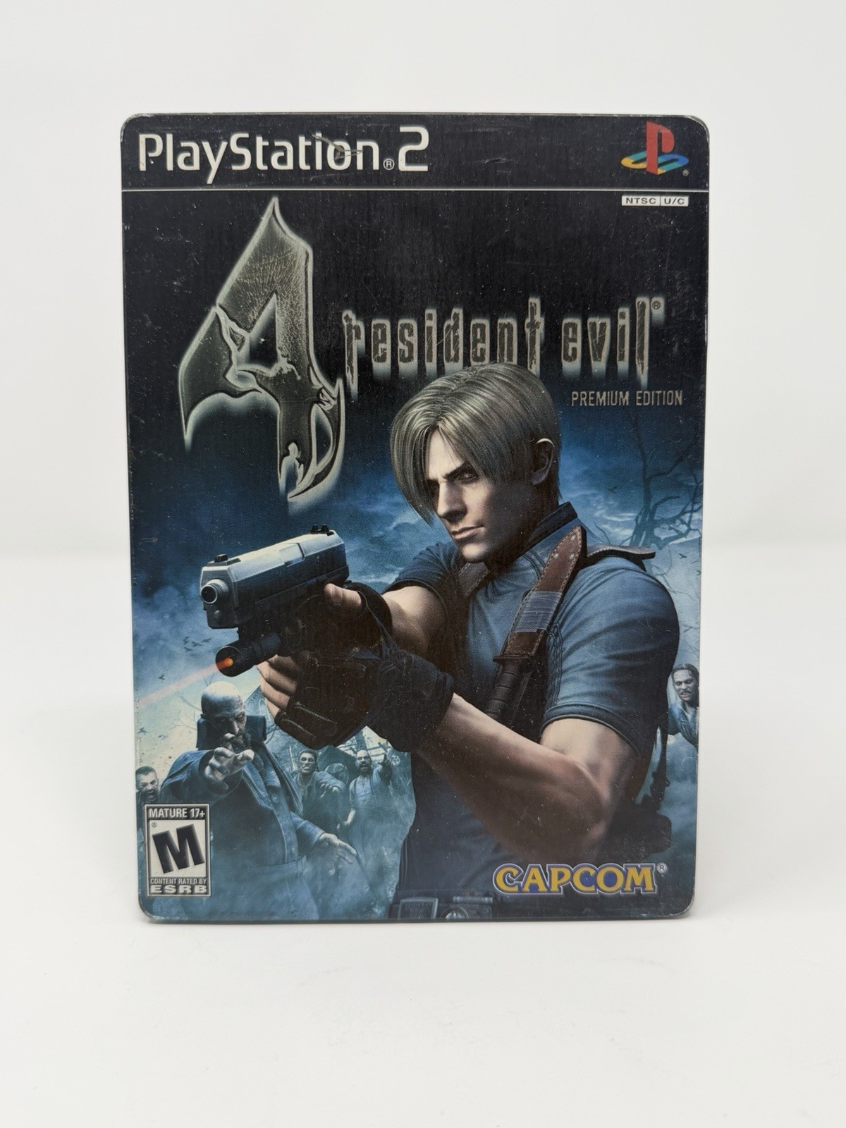 Resident Evil 4: Edición Premium/Steelbook (PS2) CIB con Manual/DVD/Prólogo
