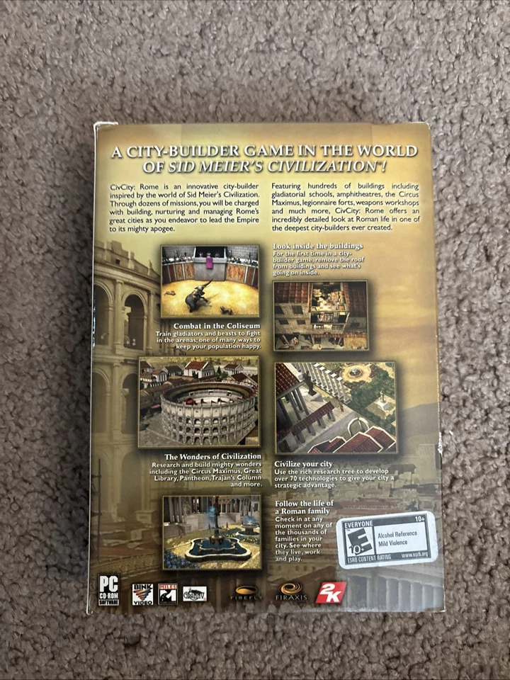 CivCity Rome - PC - CD ROM Brand NEW/Sealed - Simulation Game -2k - Image 2 of 4