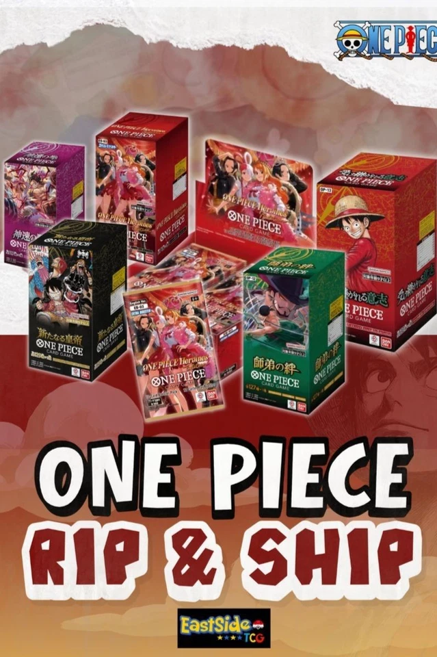 ⚡ONE PIECE⚡RIP & SHIP ⚡EASTSIDE TCG⚡