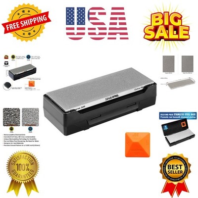 Double-sided Diamond Sharpening Stone Whetstone Knife Sharpener |Coarse 325 /...