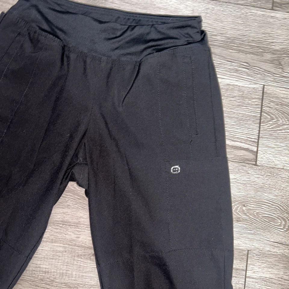 Pantalones Médicos WonderWink Para Mujer Negros 6 Bolsillos Talla Pequeña Estilo Pequeño 5155A Foto 3 de 4