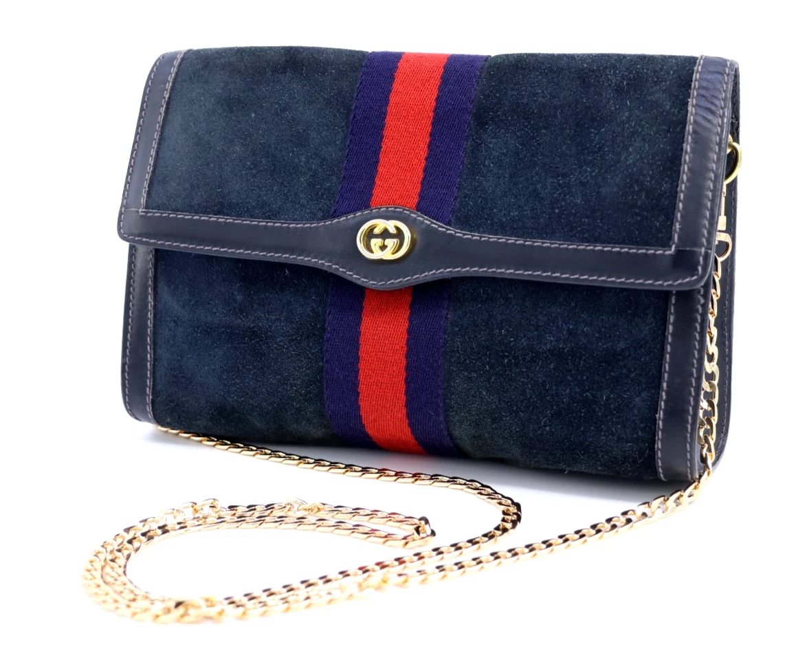 バッグ 858 vintage old gucci gg hand bag navy バッグ 858 vintage old gucci gg hand bag navy VINTAGE GUCCI FINDS