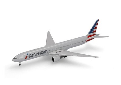 Herpa Wings 1/500 American Airlines Boeing 777-300ER Diecast Airplane Model New