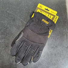 Dewalt Work Gloves Mens XL Performance Driver Hybrid Hand Tools New