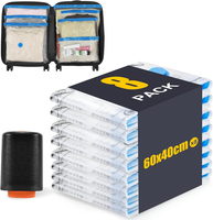 BoxLegend Vakuumbeutel Mit 1400Mah Elektropumpe 8 StüCk S*60X40Cm, Vakuum Aufbew