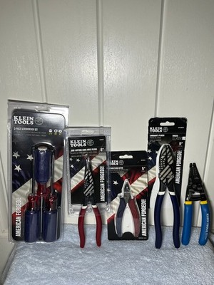Klein Tools American Forged 4-Piece Set & 11055 Wire Strippers