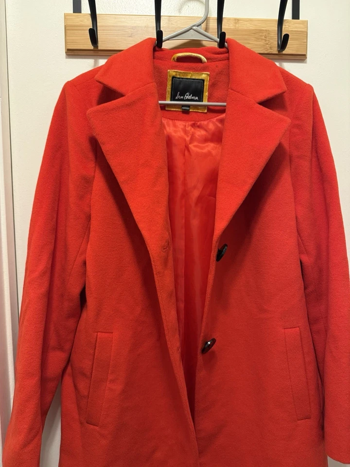 Женское красное шерстяное пико Sam Edelman — размер 14 - Изображение 3 из 4