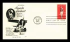 DR JIM STAMPS US COVER AMELIA EARHART PIONEER AVIATRIX AIR MAIL FDC FLEETWOOD