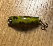 VINTAGE KAUTZKY LAZY IKE - Fly Ike KL-006 Frog ?Frog? (wood) Lure