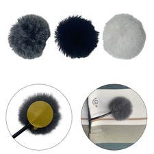 10 Pieces Microphone Furry Windscreen Mic Cover Set Portable Noise Reduction